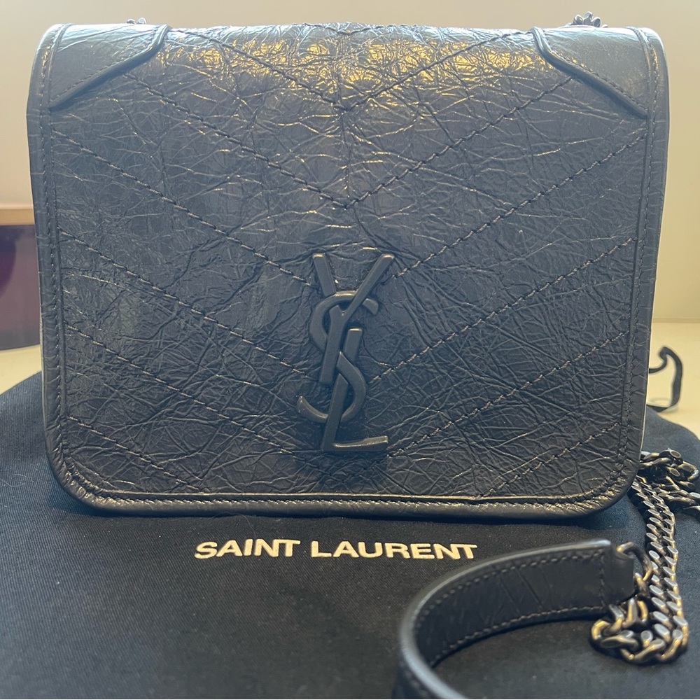 Saint Laurent Niki Chain Wallet Crossbody Bag